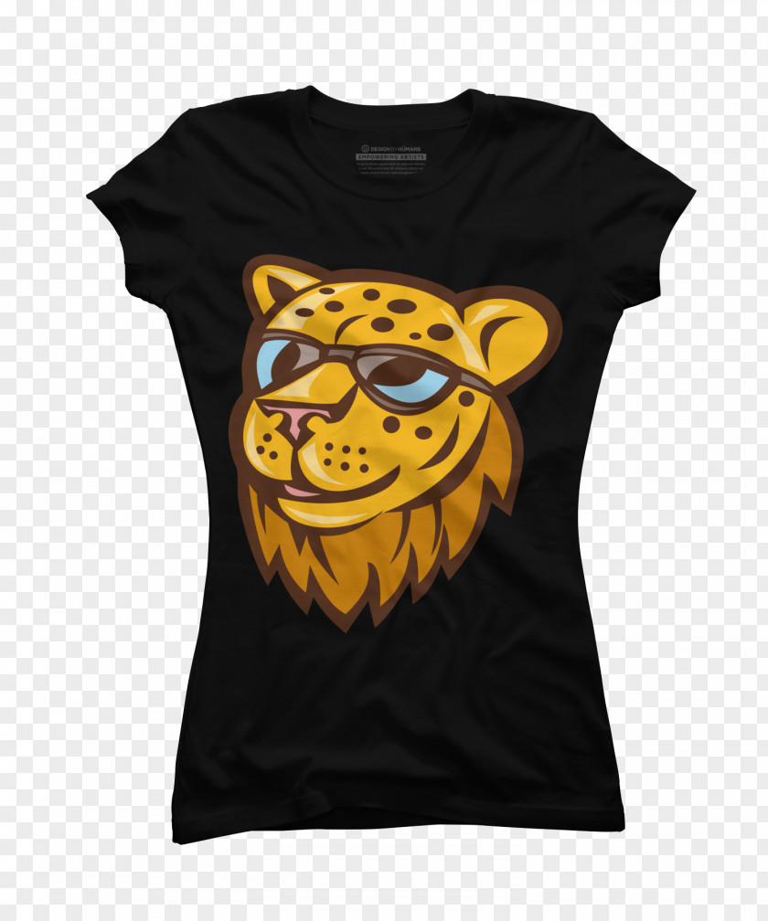 Cheetah T-shirt Clothing Shake Away Crew Neck Sleeve PNG