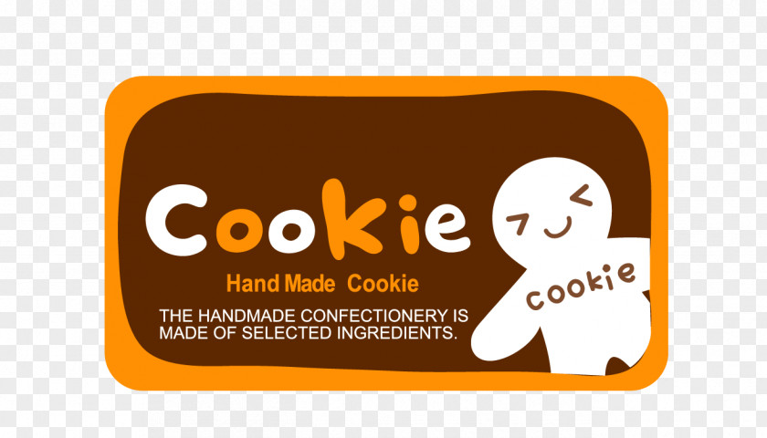 Cookie Biscuit Gingerbread Man Label PNG
