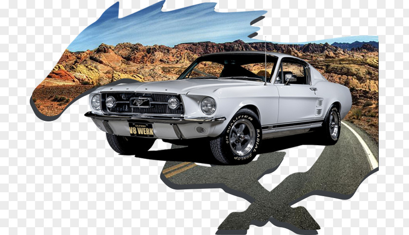 Ford First Generation Mustang Car GT PNG