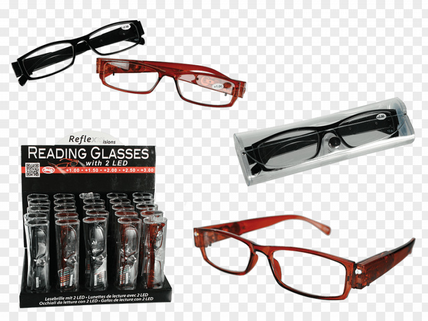 Light Goggles Light-emitting Diode Glasses Plastic PNG