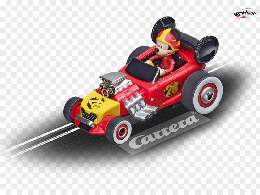 Mickey Mouse Car Donald Duck Racing Race Track PNG