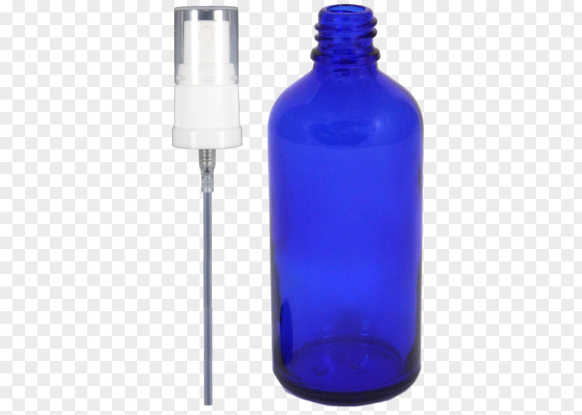 Blue Spray Glass Bottle Plastic PNG