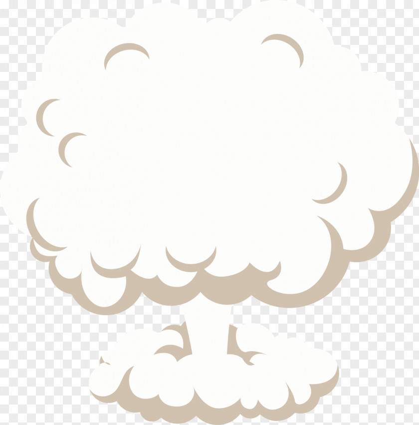 Mushroom Cloud Vector Explosion PNG