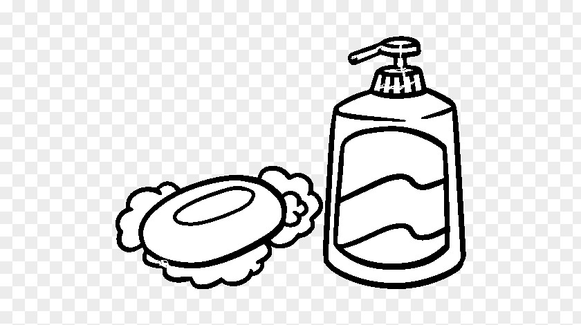 Soap Drawing Coloring Book Bathing Bathroom PNG