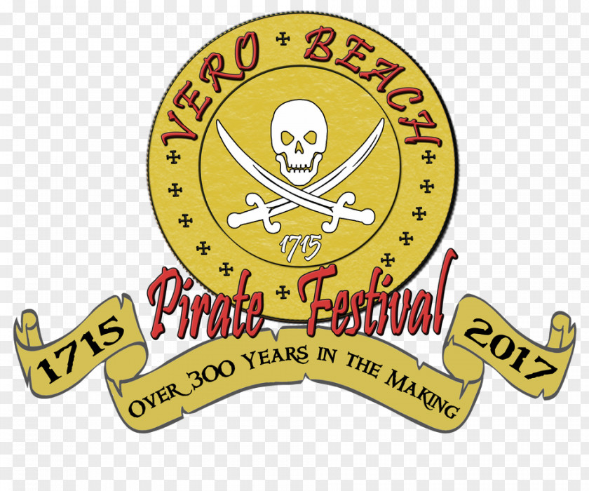 Vero Beach Pirate Fest Festival Treasure Coast Plaza Riverside Park Drive Logo PNG
