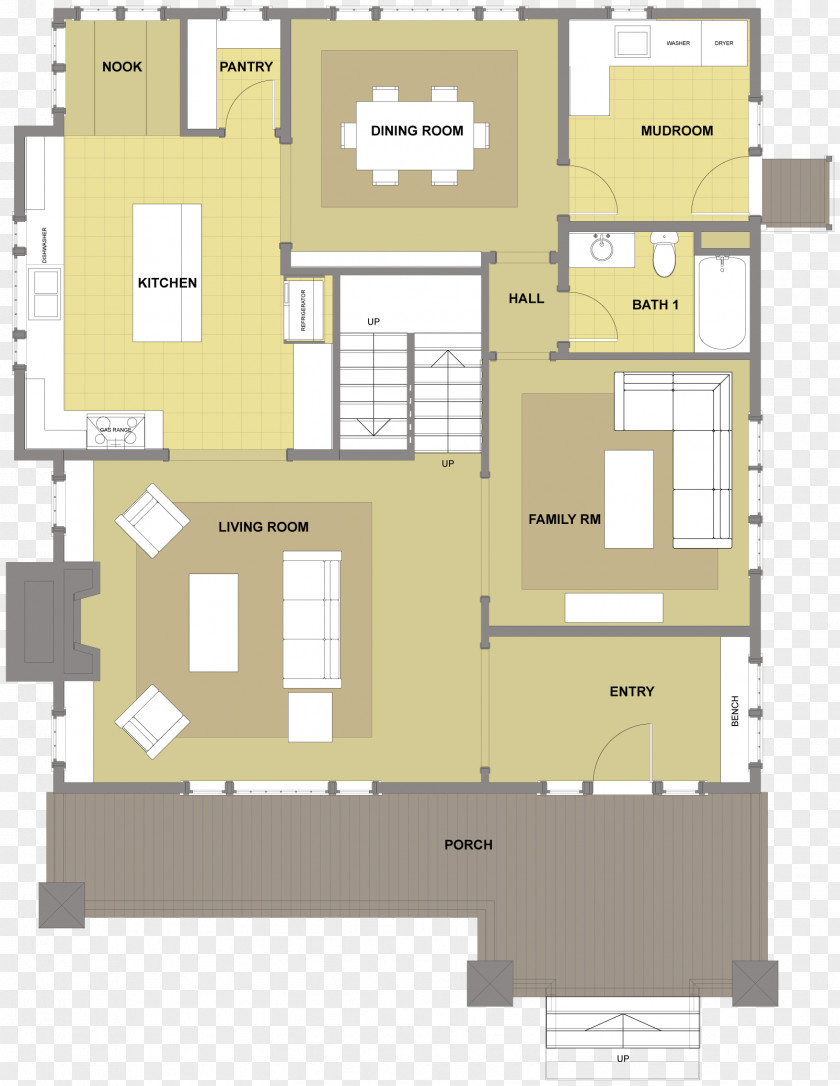 Furniture Floor Plan House Interior Design Services Bungalow Arts And Crafts Movement PNG