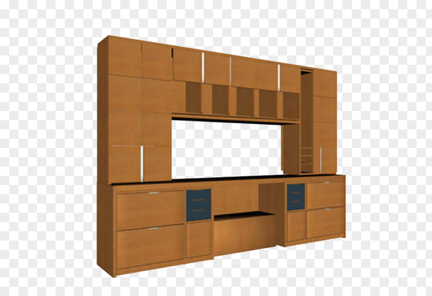 Brown Wood Cabinet Office Cabinetry Shelf Furniture Drawer PNG