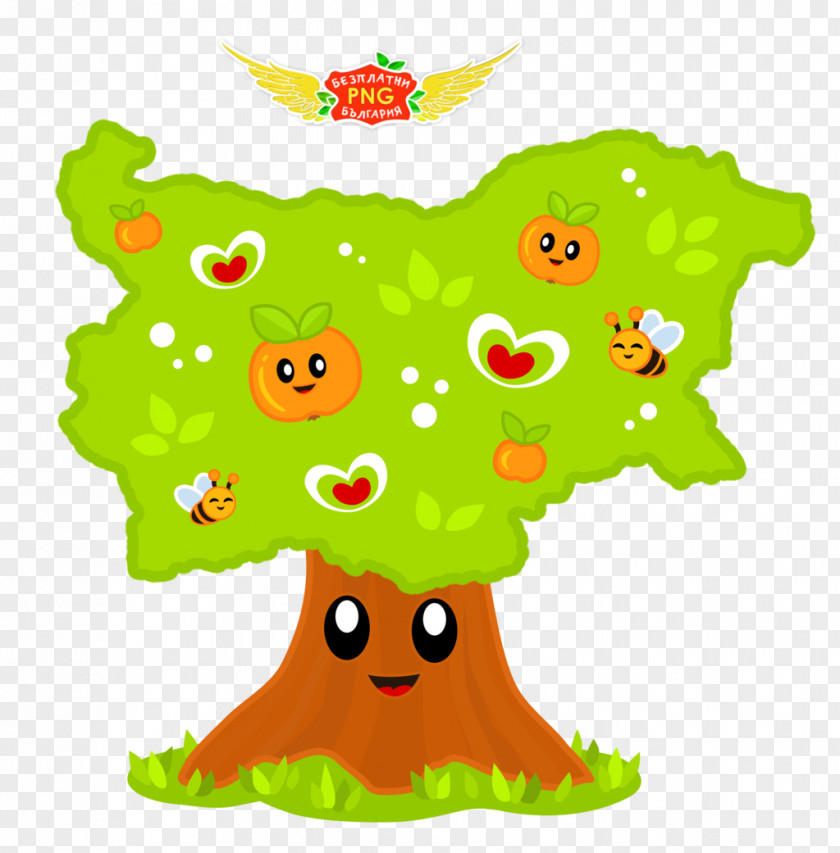 Cartoon Tree Bulgaria Clip Art PNG