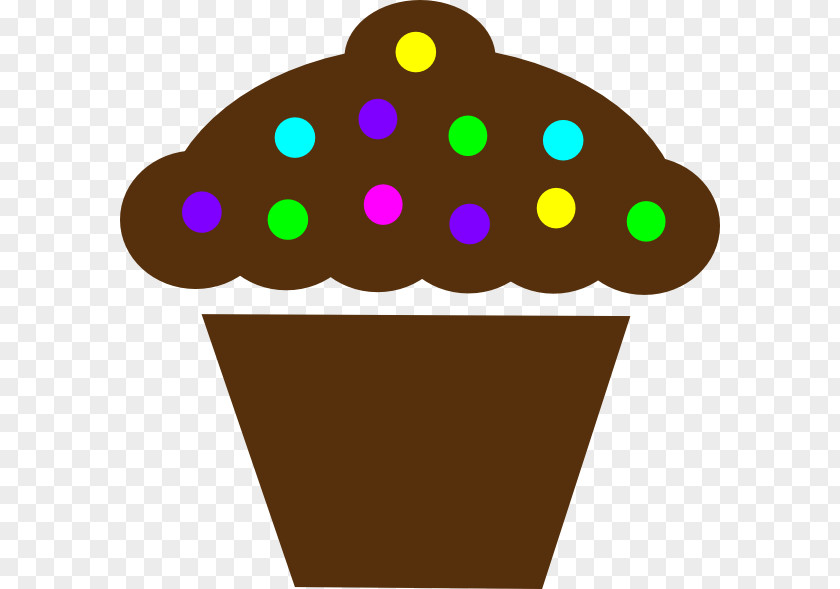 Color Moving Polka Dot Cupcake Frosting & Icing Muffin Birthday Cake Clip Art PNG