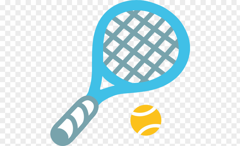 Emoji Tennis Balls Racket PNG