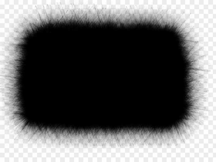 Eye Fur White Black M PNG