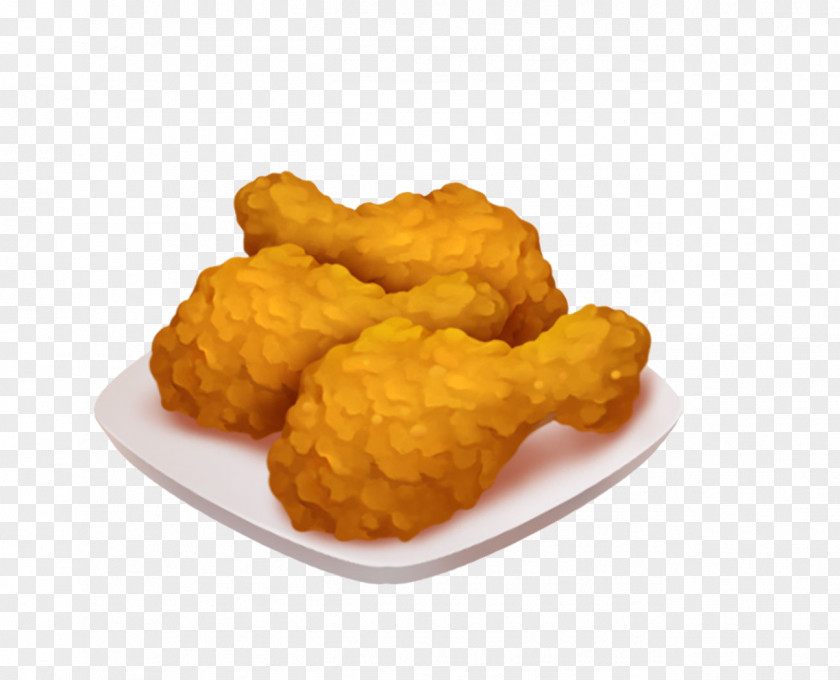 Fried Chicken McDonalds McNuggets Barbecue BK Fries PNG