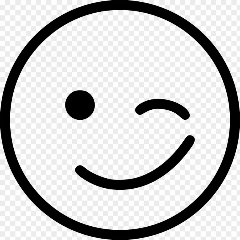 Happy Wink Emoticon Smiley Clip Art PNG Image - PNGHERO