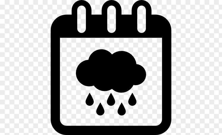 Rainy Season Calendar Clip Art PNG