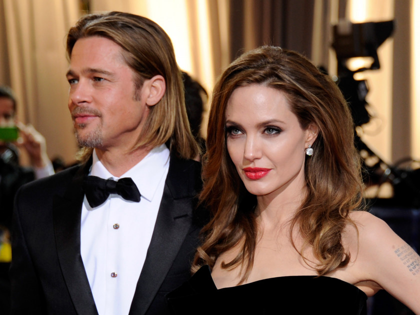 Angelina Jolie Brad Pitt Hollywood 84th Academy Awards Mr. & Mrs. Smith PNG
