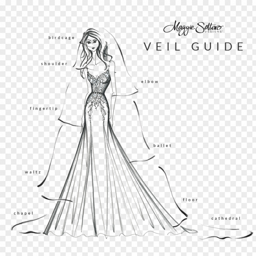 Bride Wedding Dress Veil PNG