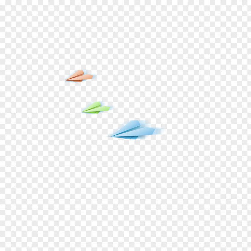 Decorative Paper Airplane Angle Pattern PNG
