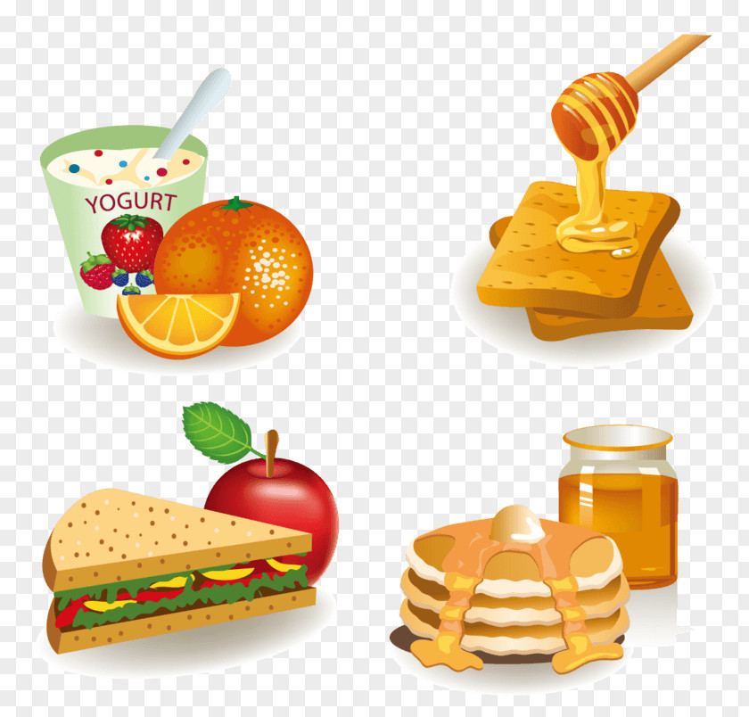 Beakfast Ornament Breakfast Toast Vector Graphics Food Clip Art PNG