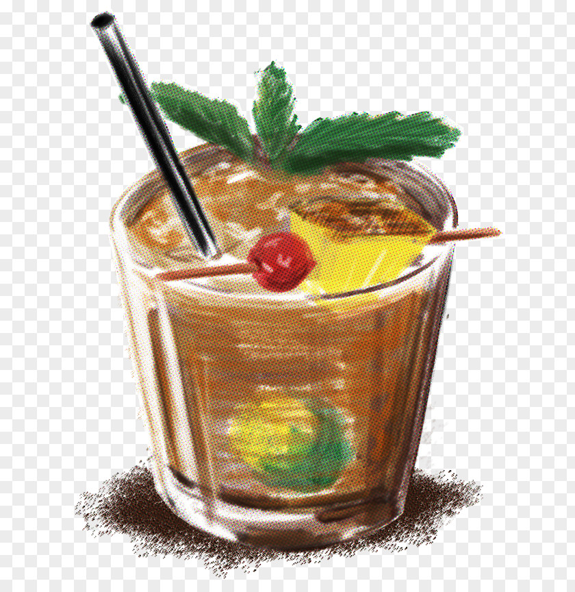 Mai Tai Cocktail Garnish Rum And Coke Sea Breeze Caipirinha PNG