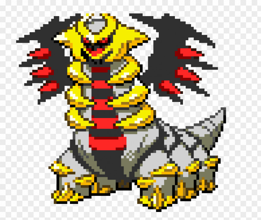 Pikachu Giratina Pixel Art Pokémon PNG