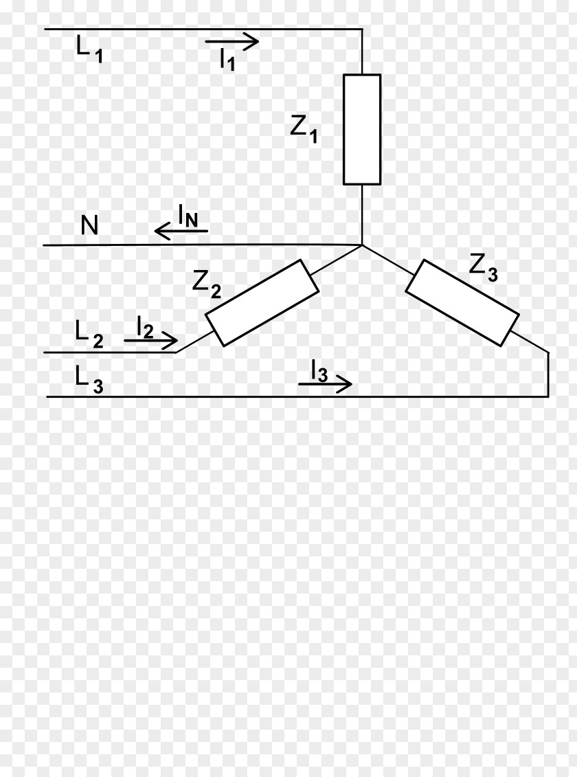 Electric Power Sign Three-phase Electricity PNG