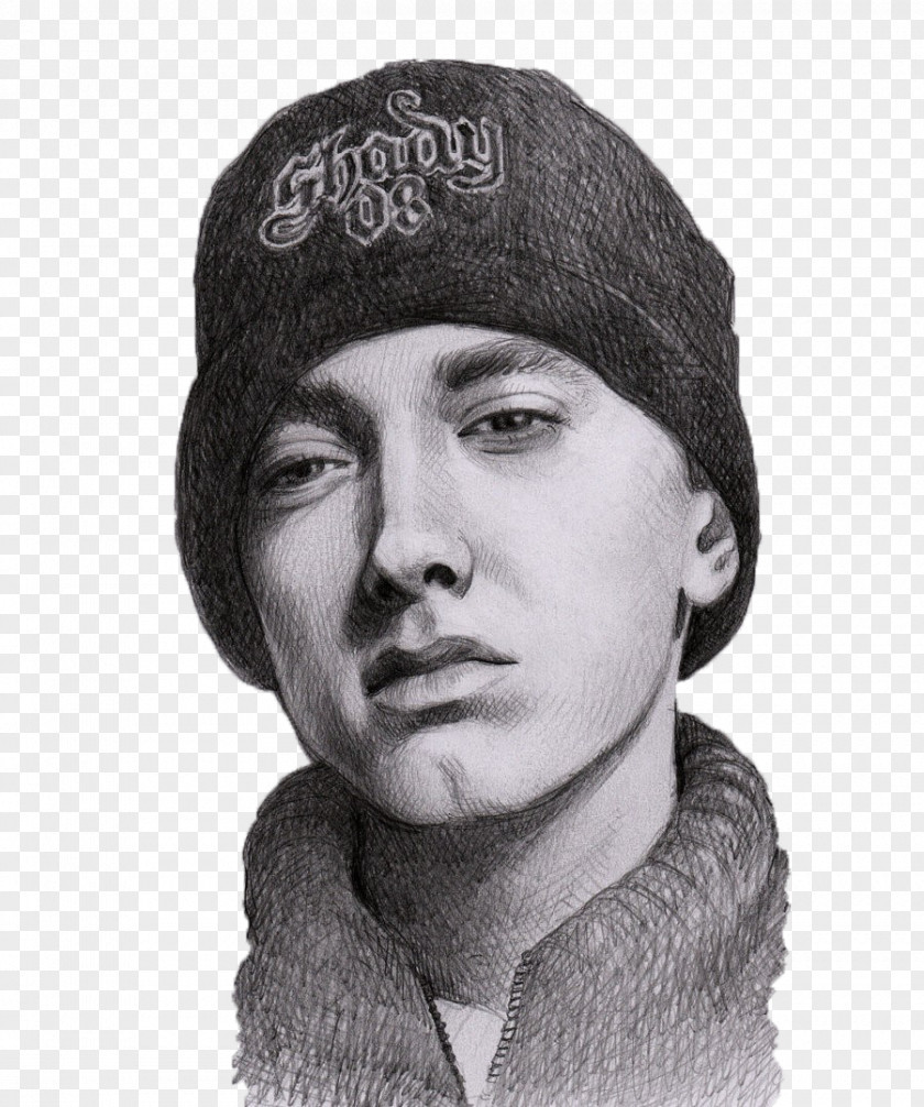 Eminem Drawing Pencil Art Sketch PNG