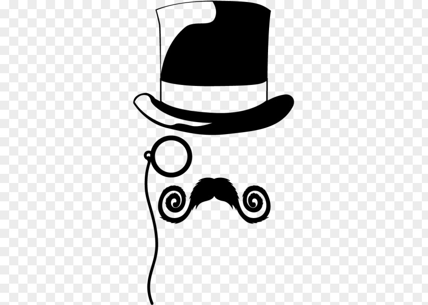 Moustache Cowboy Hat Top Cap Bowler PNG