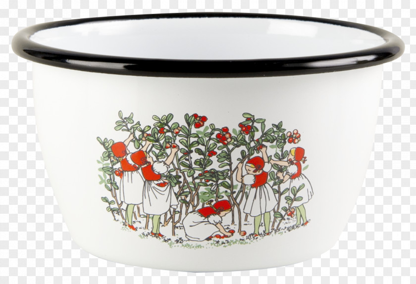 Mumin Pippi Longstocking Lingonberry Bowl Sweden PNG