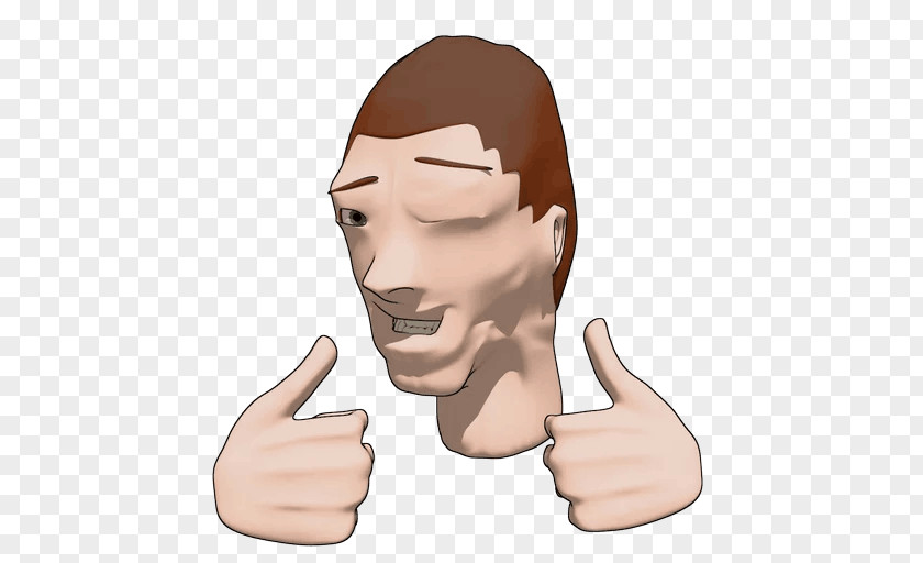 No 7 Thumb Cheek Chin Hand Model Mouth PNG