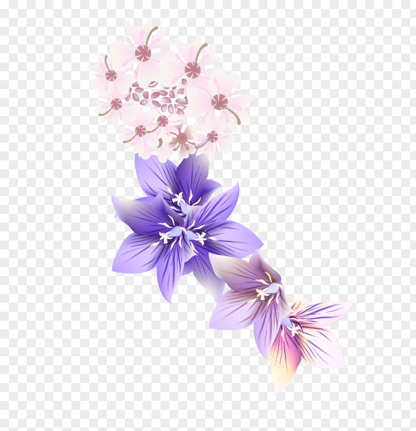 Romantic Fantasy Floral Background Romance Computer File PNG