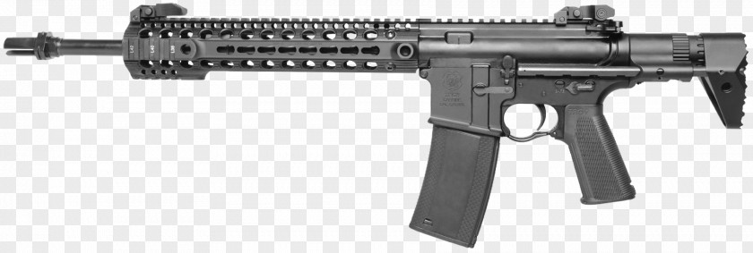 Scar Close Quarters Battle Receiver M4 Carbine Daniel Defense Law Enforcement PNG