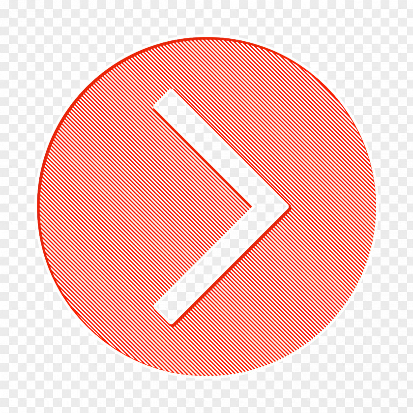 Symbol Peach Arrow Icon Botton Next PNG