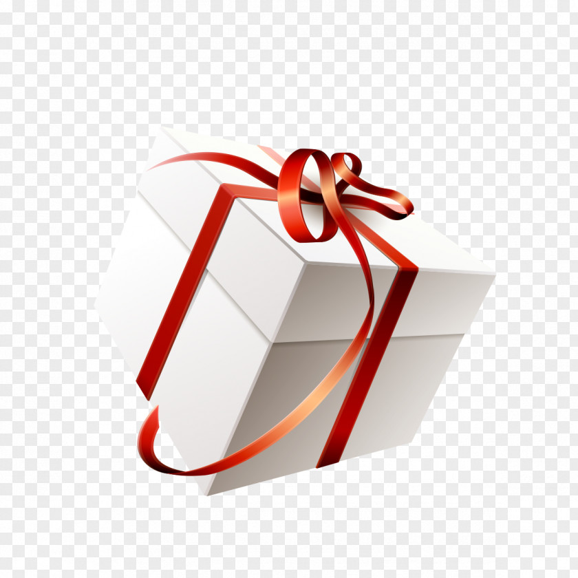 White Gift Box Gratis PNG
