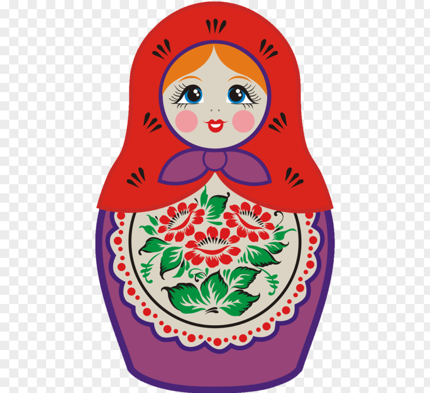 Doll Matryoshka Coloring Book PNG