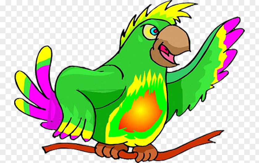 Parrot Talking Bird Animated Film PNG