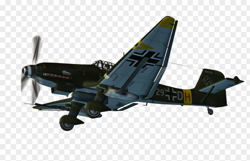 Planes Aircraft Airplane Junkers Ju 87 Propeller PNG