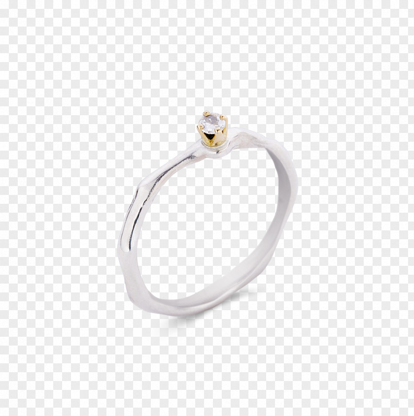 Ring Engagement Silver Gold Diamond PNG