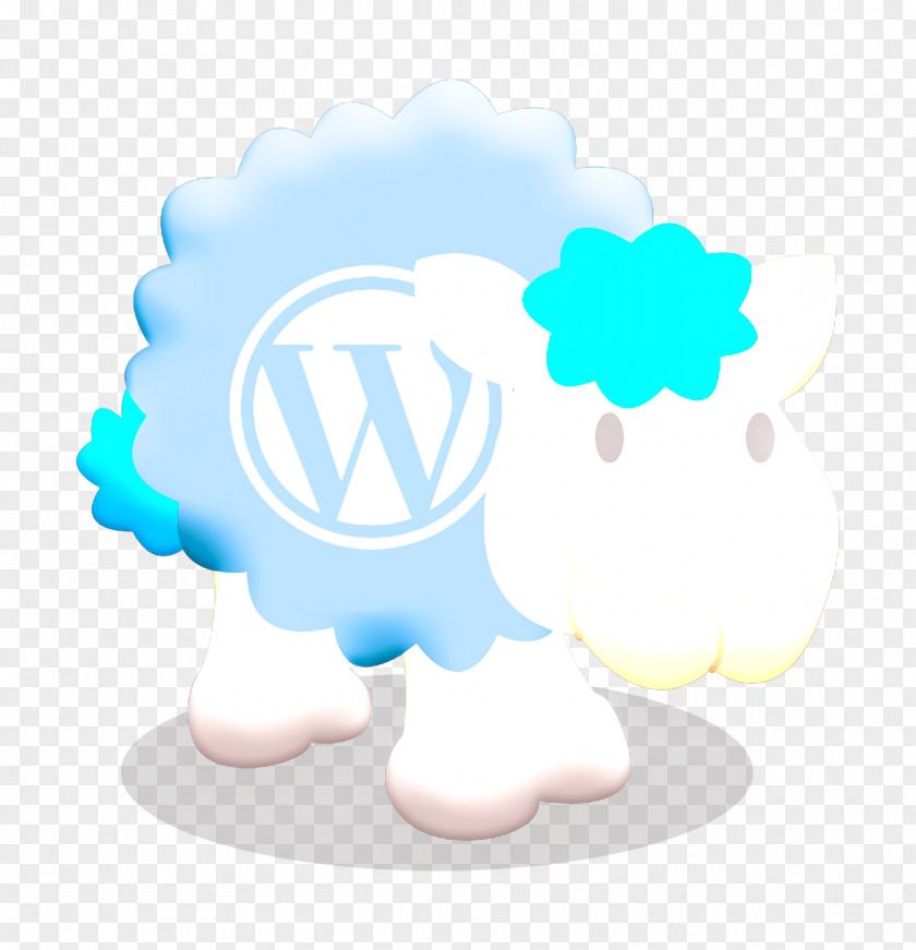 Sticker Logo Sheep Icon Social Network Wordpress PNG