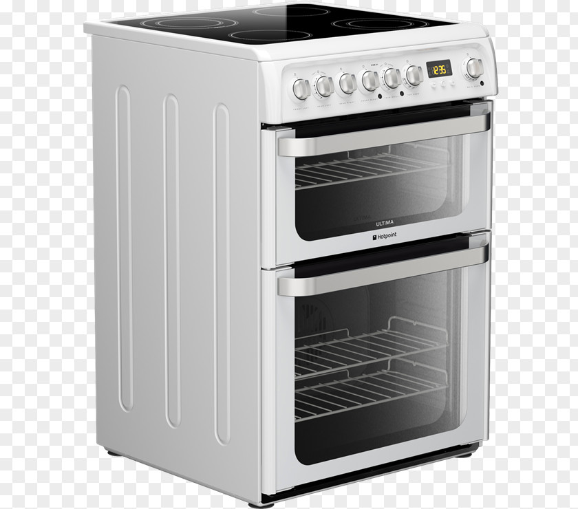 Stove Hotpoint Ultima HUI611X Cooking Ranges Electric Cooker PNG
