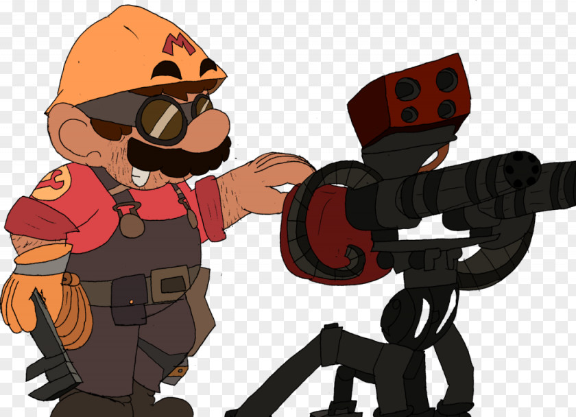 Engineer Super Mario Kart Team Fortress 2 Kart: Double Dash Paper PNG