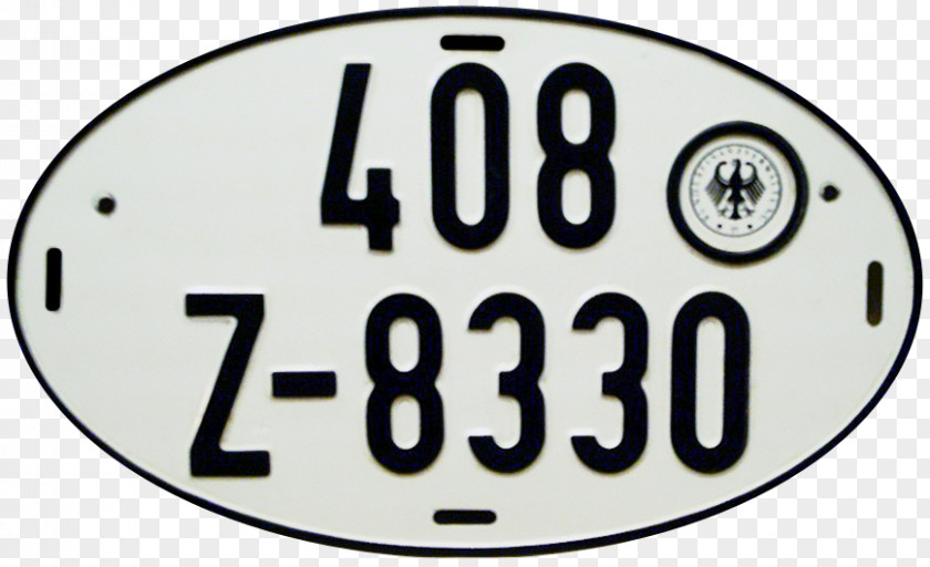License Germany Vehicle Plates Car Federal Motor Transport Authority PNG