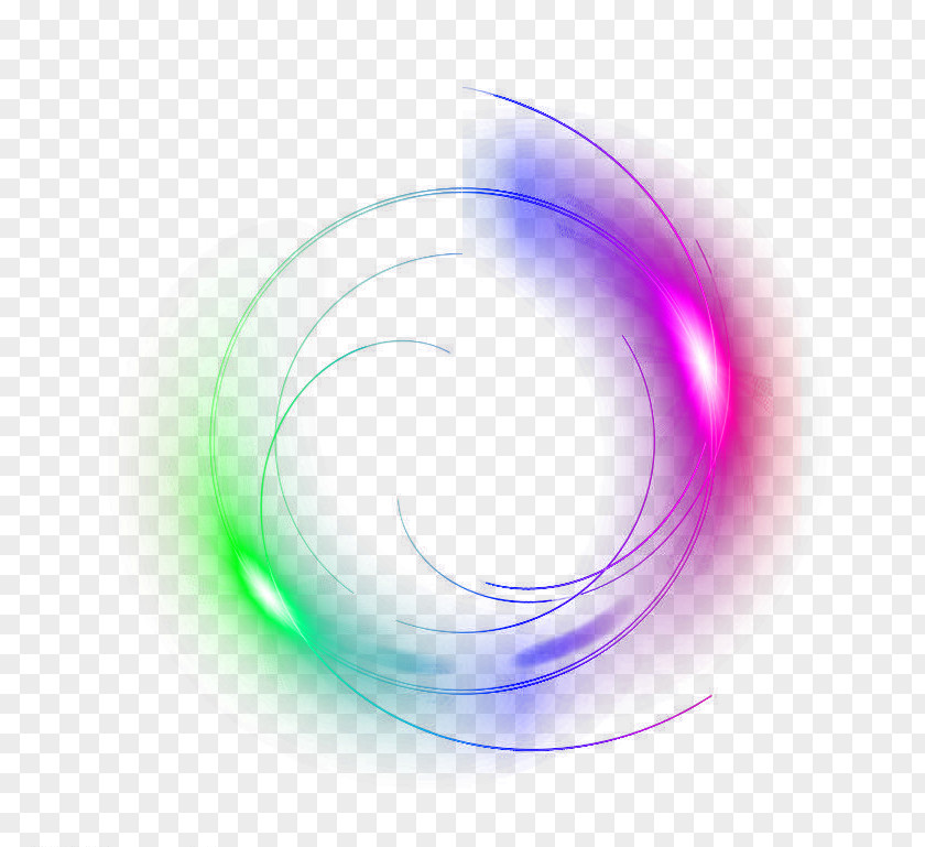 Light Line Circle Curve Annulus PNG