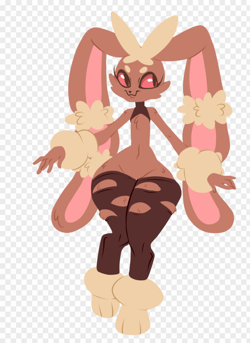 Oh Boy Here We Go Rabbit Lopunny Pokémon Drawing Image PNG
