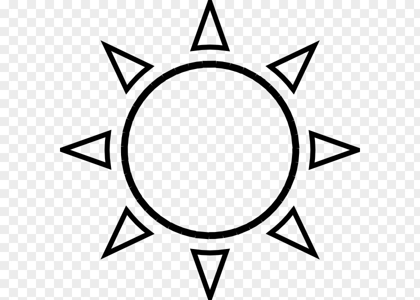 Sun Sketch Outline Clip Art PNG