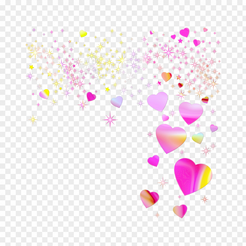 Confetti Balloon Love Background Heart PNG