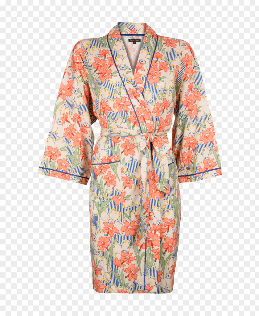 Dress Sleeve Kimono Waist Pajamas PNG
