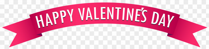 Happy Valentine's Day Banner PNG Image Heart Clip Art PNG