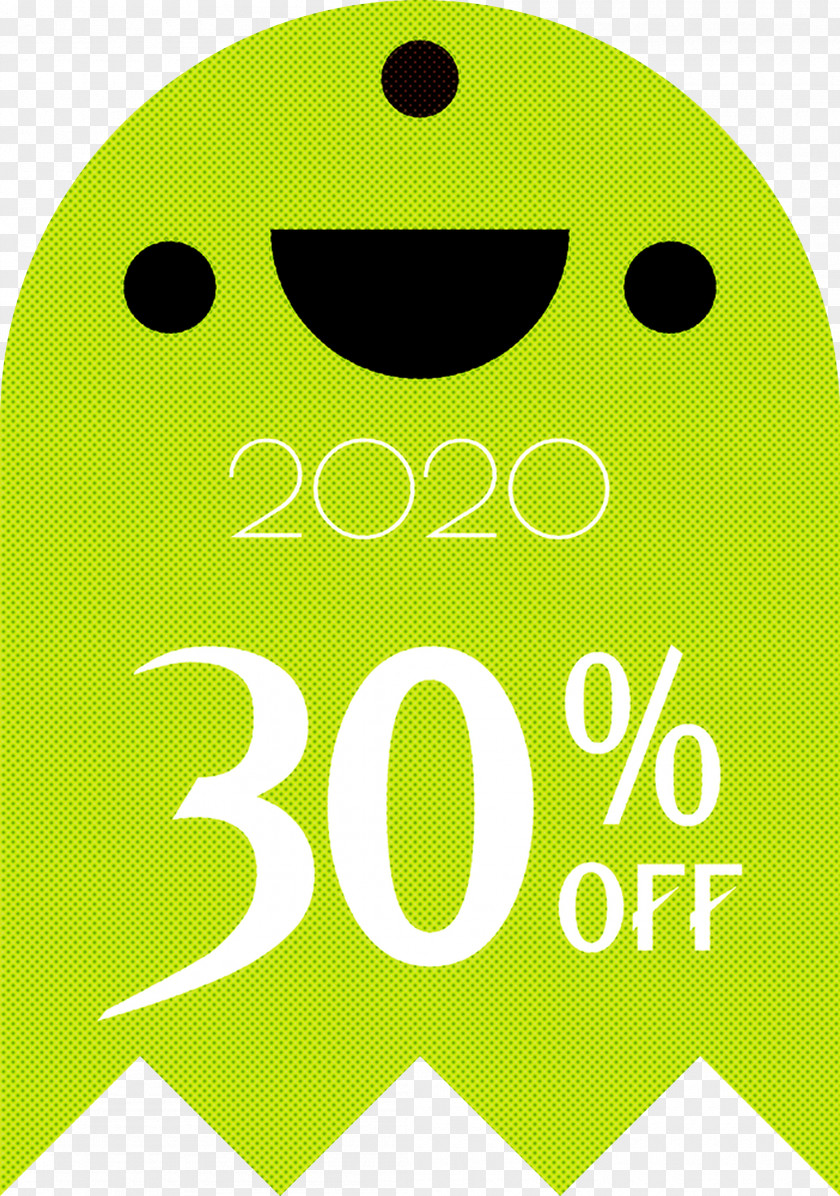 Halloween Discount 30% Off PNG