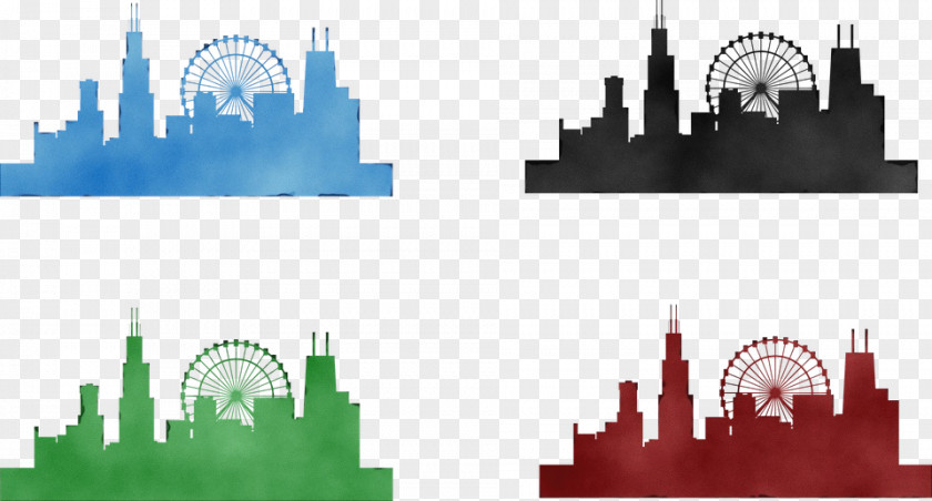 Place Of Worship Building City Skyline Silhouette PNG