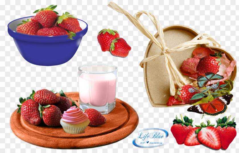 Strawberry Frozen Yogurt Food Cream Flavor PNG